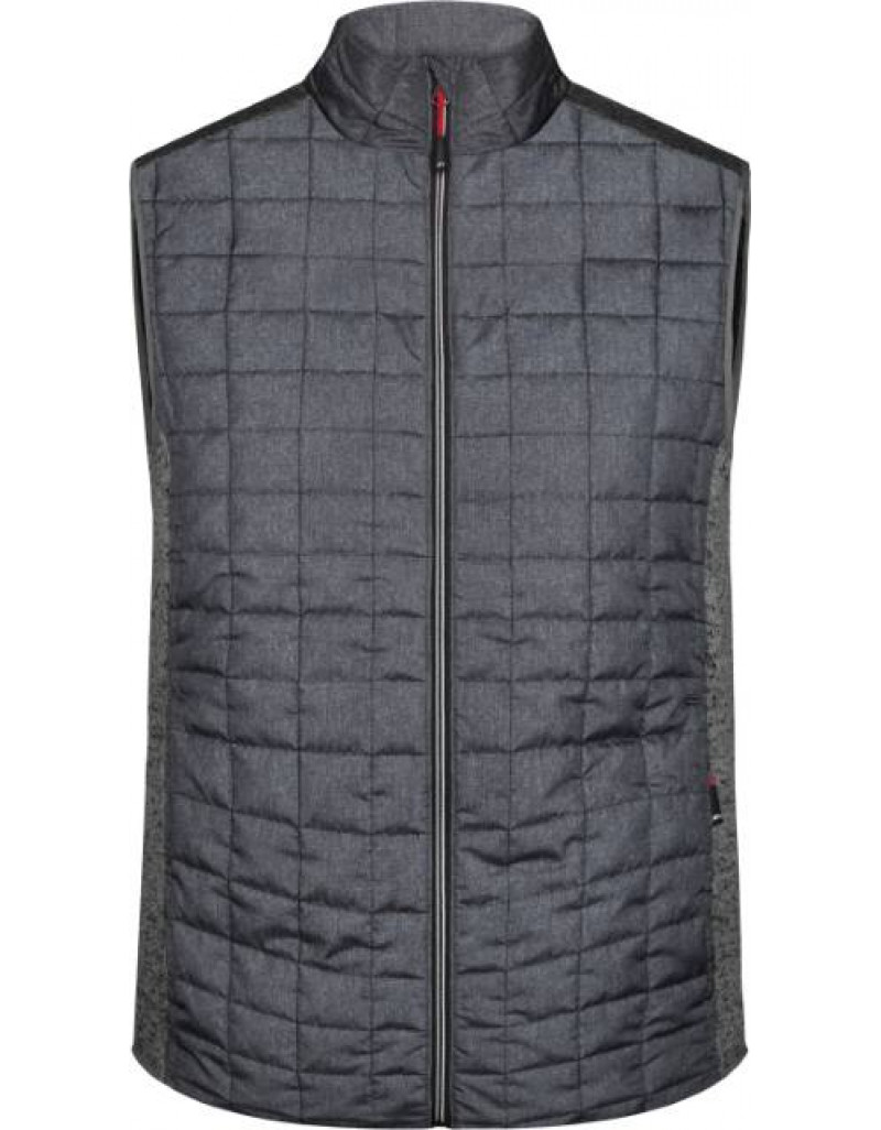 Vestă hibridă tricotată pentru bărbați